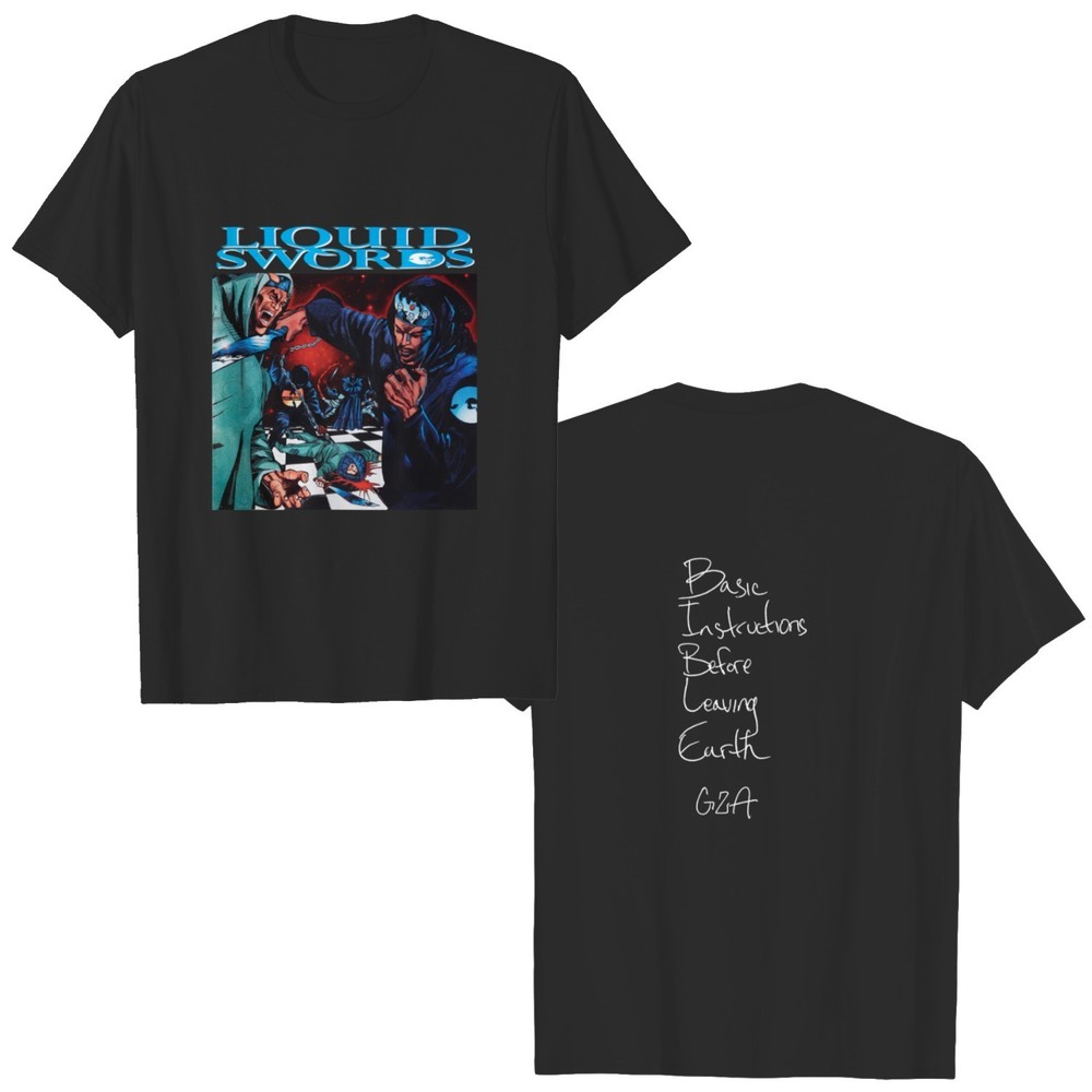 Liquid Swords Album Gza Tshirt 2 Sided Unisex Shirt